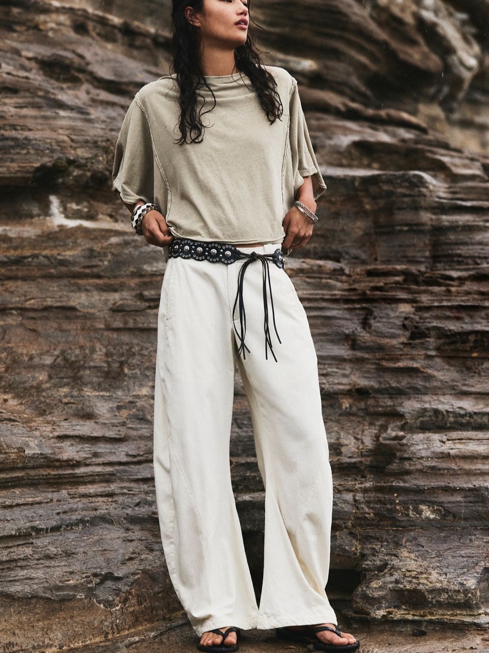 Free People - Washed Barrell Chino Pants